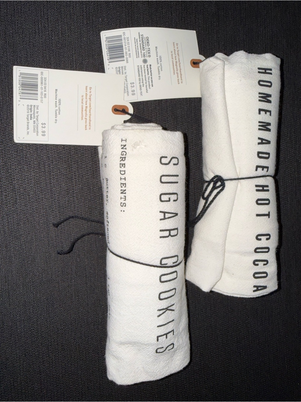 Hearth & Hand set of 2 recipe towels